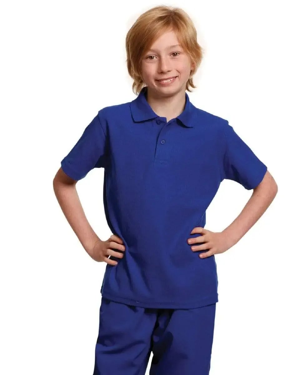 Biz Collection Traditional Polo Kids PS11K